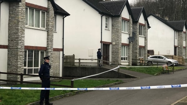 A technical examination is under way at the scene