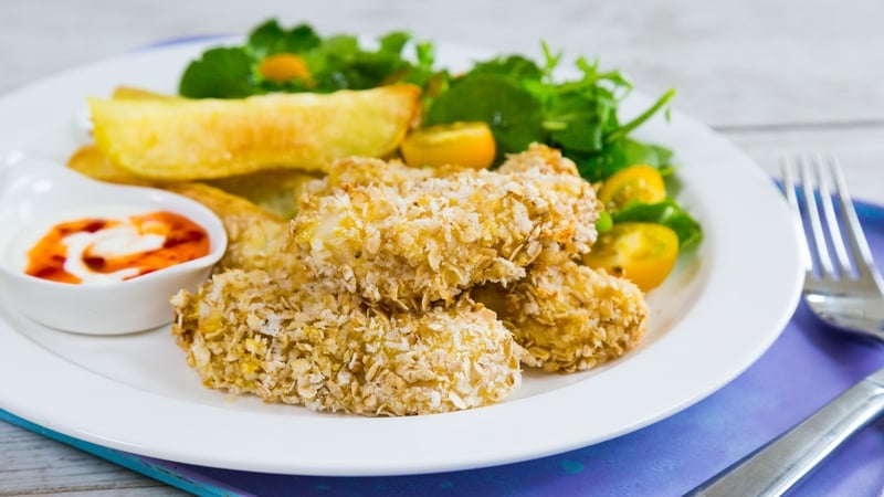 Fish Goujons with Potato Wedges