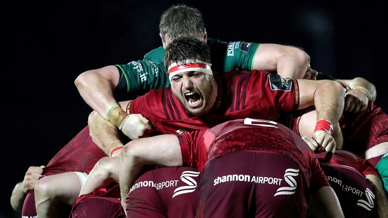 Munster's Jean Kleyn in a maul