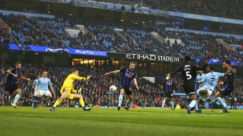 Raheem Sterling started the scoring for City