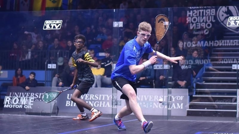 Denis Gilevskiy (r) in action against Ameeshenraj Chandaran