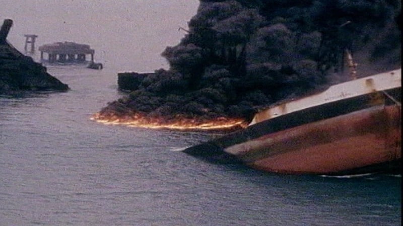 The Betelgeuse caught fire and exploded in Bantry Bay on 8 January 1979