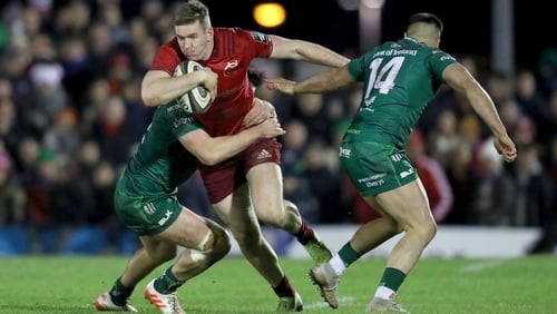 Chris Farrell picked up a knee injury in the last play of the game