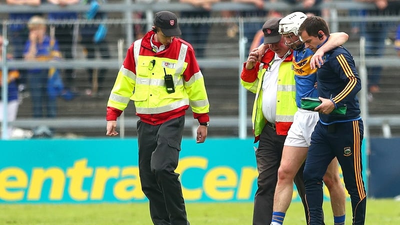 Brendan Maher leaves the field of play at Semple Stadium last June