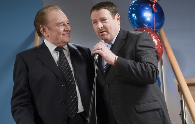 Larry Gogan pictured in Fair City in 2008