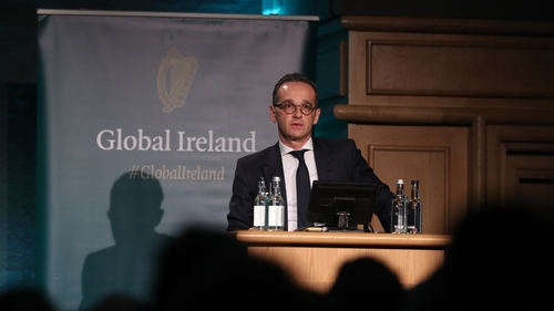 Heiko Maas addressed a conference of Irish ambassadors and diplomatic mission chiefs in Dublin Castle