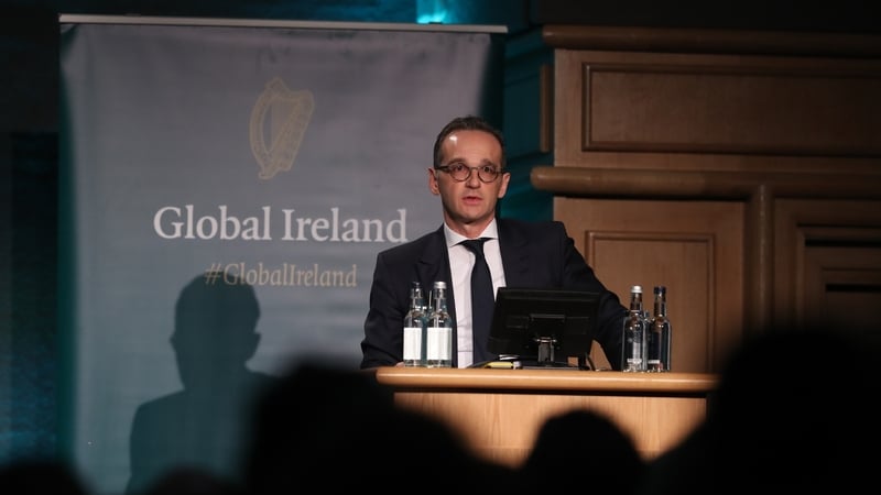 Heiko Maas addressed a conference of Irish ambassadors and diplomatic mission chiefs in Dublin Castle