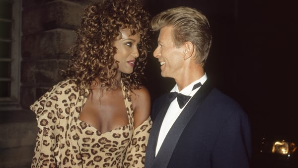 Iman and David Bowie