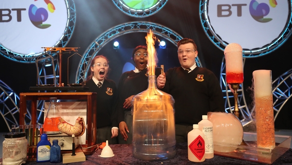 (L-R) Sophie Kelly, Rachelle Biayi and Karl Fitzpatrick from Pobalscoil Neasain in Baldoyle