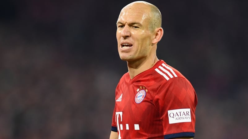 Bayern Munich's Dutch midfielder Arjen Robben is braced for a battle with Liverpool