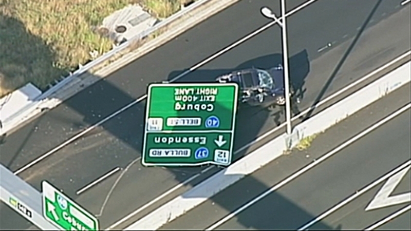 The road was reopened later in the evening