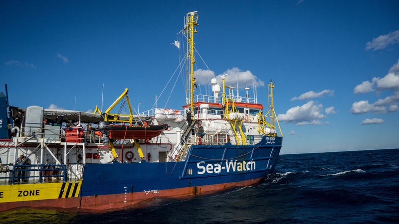 The crew of the vessel said they feared legal action as Italy's Interior minister tries to stop new arrivals