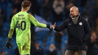 Pep Guardiola had a happy evening