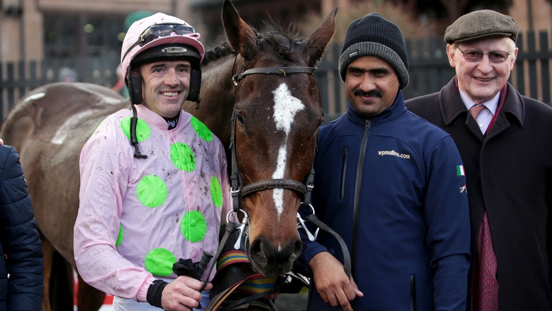 Jockey Ruby Walsh after winning on Min