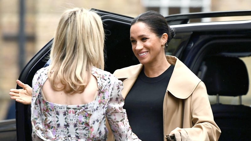 The bold shoes are thought to be designed by Gianvito Rossi.