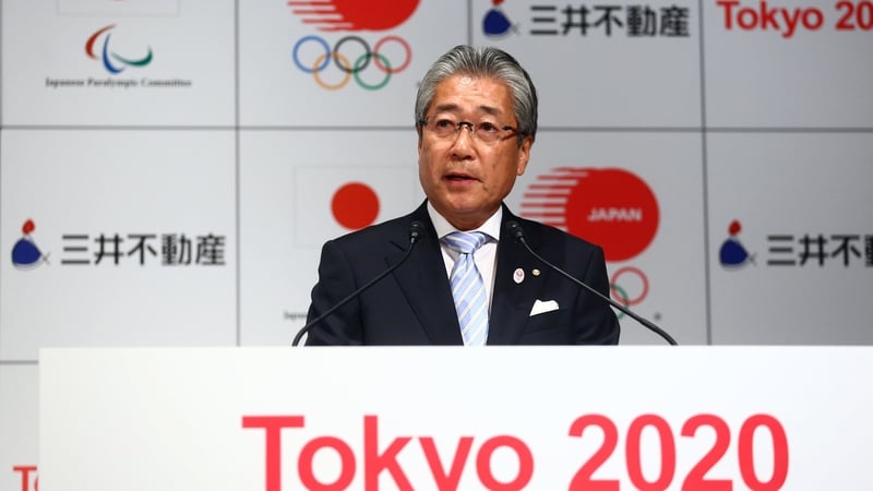 Japanese Olympic Committee President Tsunekazu Takeda