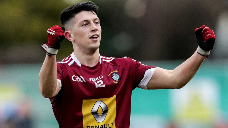 Westmeath's Ronan O'Toole celebrates his side's opening goal