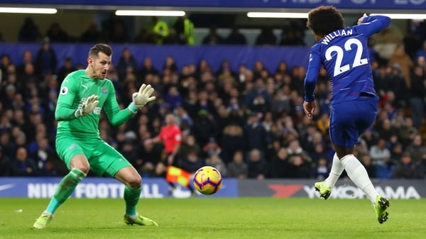 Willian scored the winner for Chelsea
