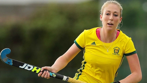 Sarah Hawkshaw earned a first cap for Ireland