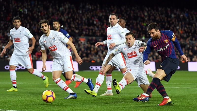 Lionel Messi score his 400th Barcelona goal