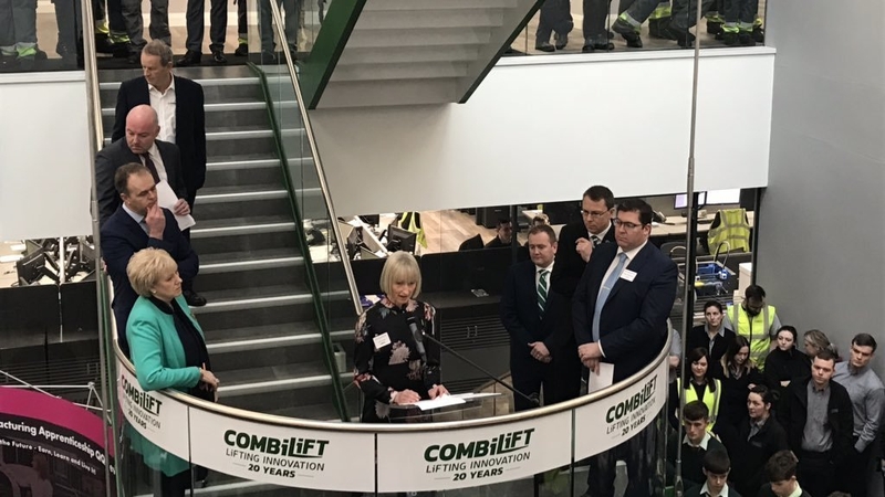 Minister for Education Joe McHugh and Minister for Business, Innovation and Enterprise Heather Humphreys were at the launch