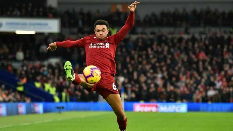 Alexander-Arnold sustained a problem in the warm-up ahead of Saturday's win at Brighton but played the full 90 minutes and it is understood to have tweaked ligaments