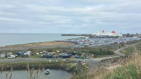 Land set aside for a new customs facility at Rosslare Europort