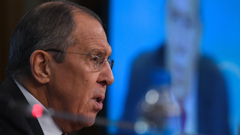 Sergei Lavrov said the sanctions amounted to an attempt by the US to confiscate Venezuelan state assets