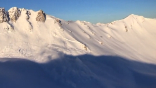 The controlled explosions are triggered to mitigate the risk of avalanches