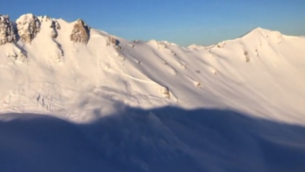 The controlled explosions are triggered to mitigate the risk of avalanches