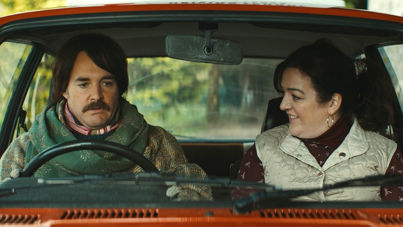 Will Forte and Maeve Higgins in Extra Ordinary - the supernatural comedy will be in cinemas later this year
