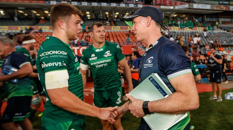 Tom Farrell (l) with Andy Friend