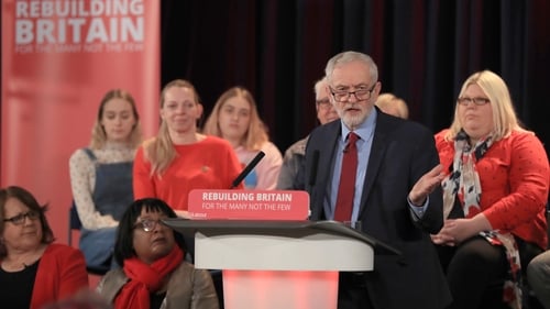 Jeremy Corbyn was speaking at a Labour party rally in Hastings