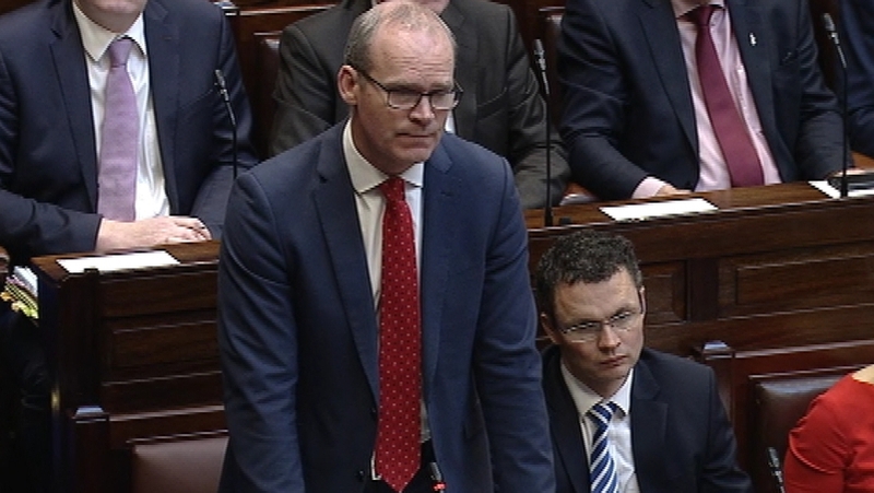 Simon Coveney said the issue is being kept under review