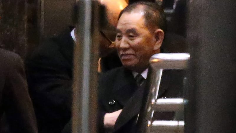 Kim Yong-chol, who left for Washington from Beijing yesterday, is believed to be carrying a message to Mr Trump