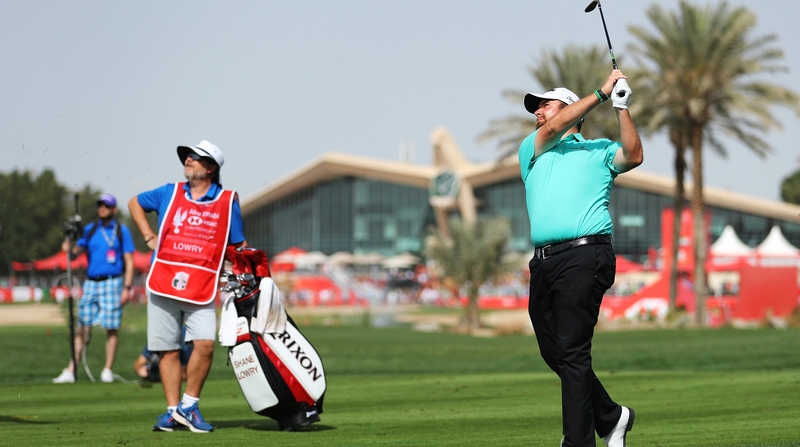 Shane Lowry fought back on Sunday to secure success in Abu Dhabi