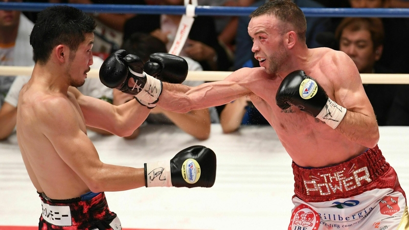 TJ Doheny en route to securing the IBF world title against Ryosuke Iwasa