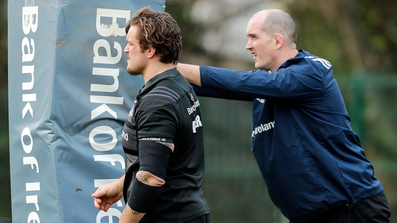 Andrew Porter and Devin Toner in training ahead of this weekend's clash