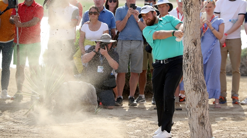 Shane Lowry is three clear at the top of the leaderboard