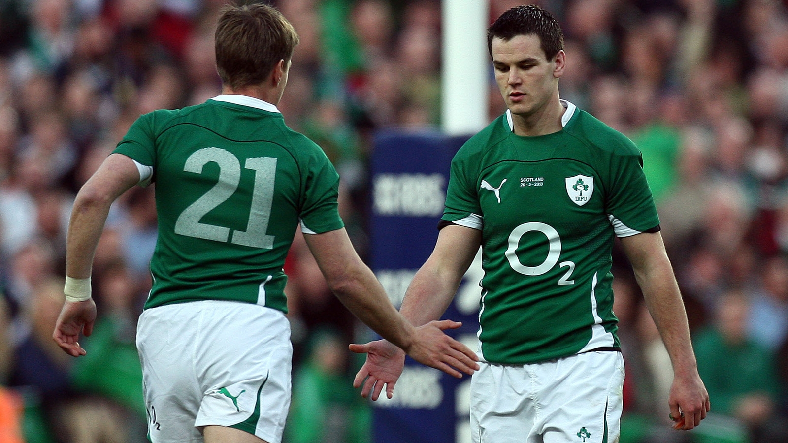 O'Gara replaces a downcast Sexton during Scotland defeat in 2010