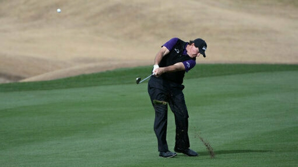 Phil Mickelson is two shots clear of Australian challenger Curtis Luck