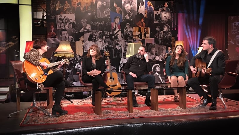 Eleanor McEvoy, Mary Black, Phelim Drew, Aoife Scott and Fiachna O Braonain launch Ireland's Favourite Folk Song on The Late Late Show