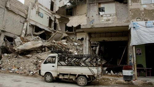 Syria is locked in a civil war that has killed more than 360,000 people (file pic)