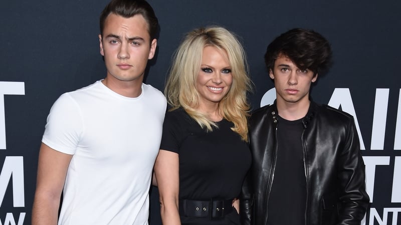 Brandon Lee, Pamela Anderson and Dylan Lee