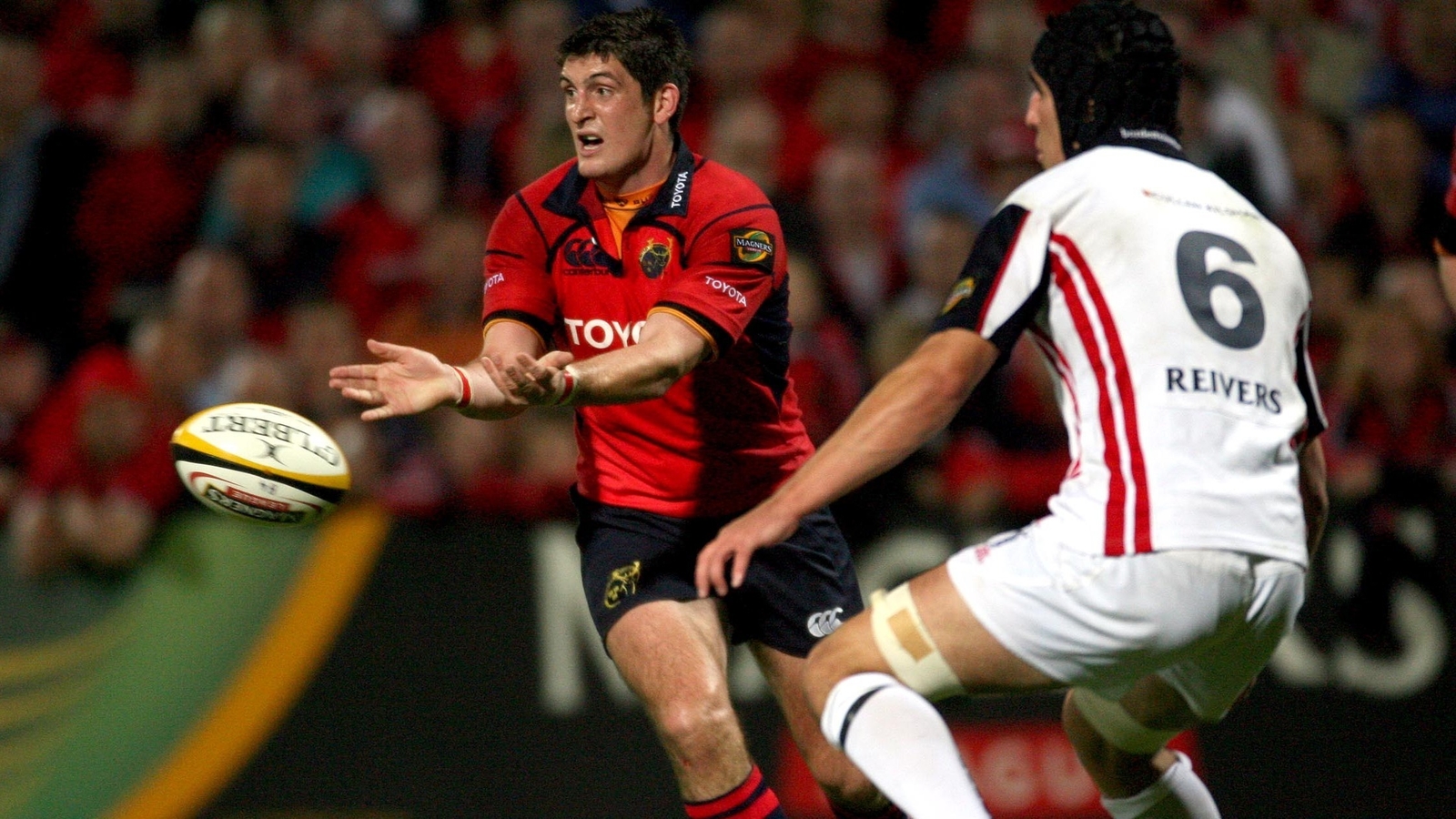 The powerful centre joined a Munster side at the peak of their powers
