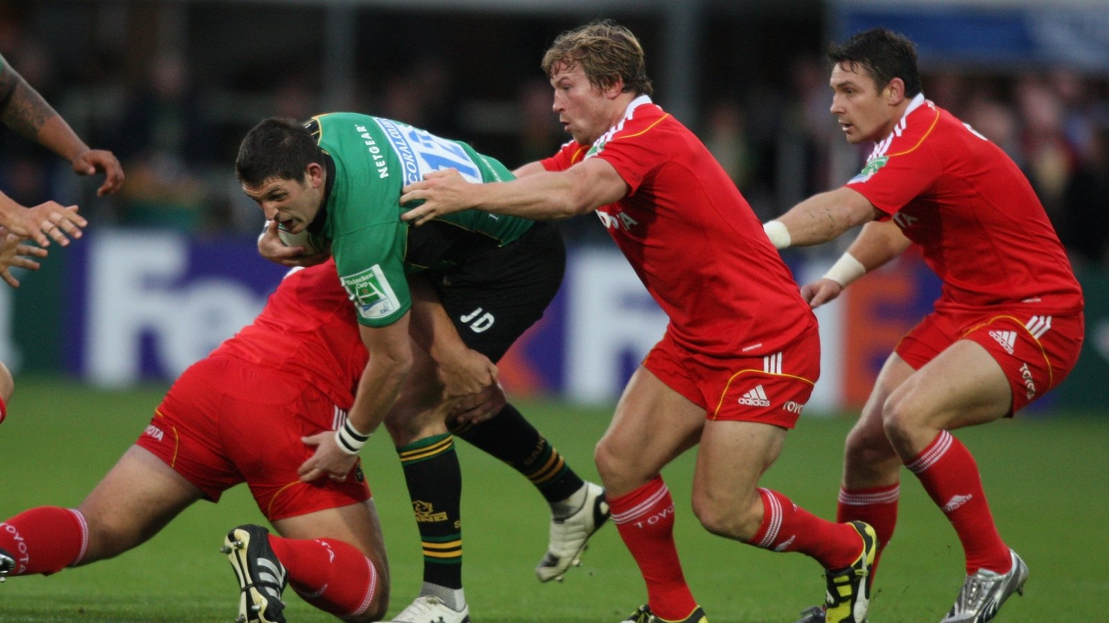 Facing former Munster team-mates in the 2009/10 Heineken Cup