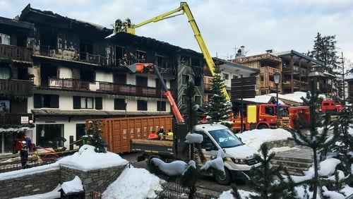 Around 70 fire fighters brought the fire under control by day-break