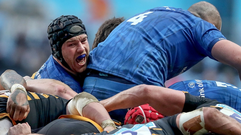 Leinster's Sean O'Brien in action at the Ricoh Arena