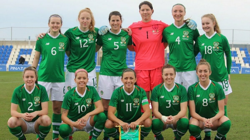 The Ireland XI that started in Belgium (photo courtesy of FAI)