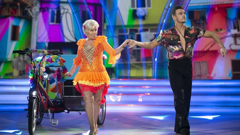 Eilish O'Carroll with dance partner Ryan McShane